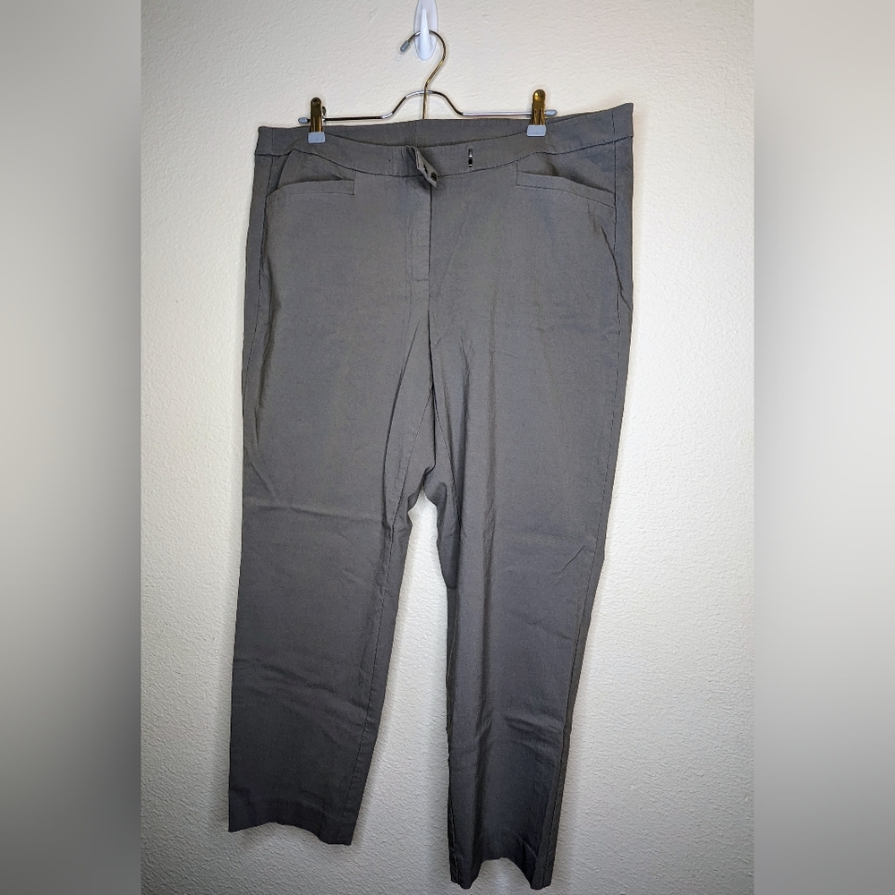 Lane Bryant Gray Ankle Dress Pant